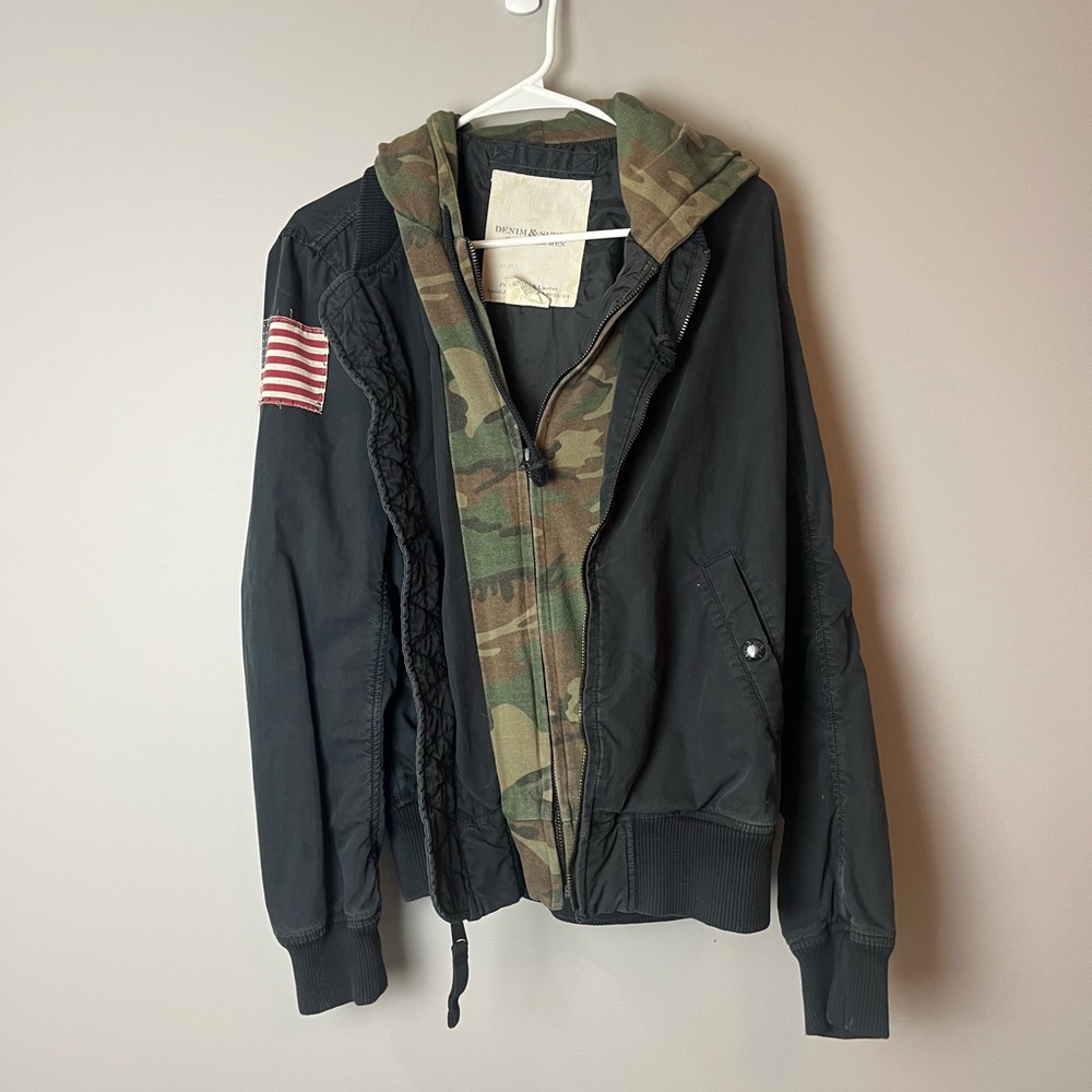 Camouflage Hooded Jacket